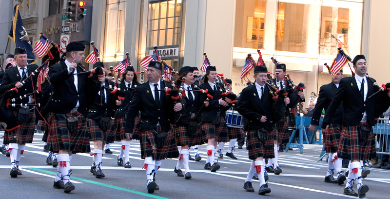 Kilts at St.Patrick's parade in NYC... Kilts?!